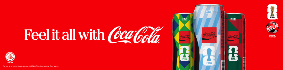 Taxi roof screen: Feel it all with Coca-Cola, with Brazil, Argentina and Portugal cans