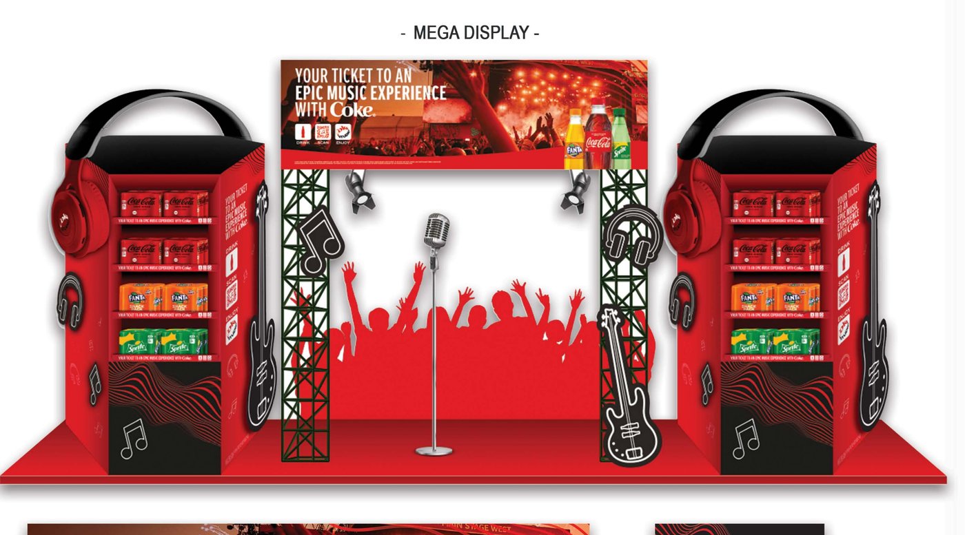 Your Ticket to an Epic Music Experience — Coca-Cola, Fanta & Sprite