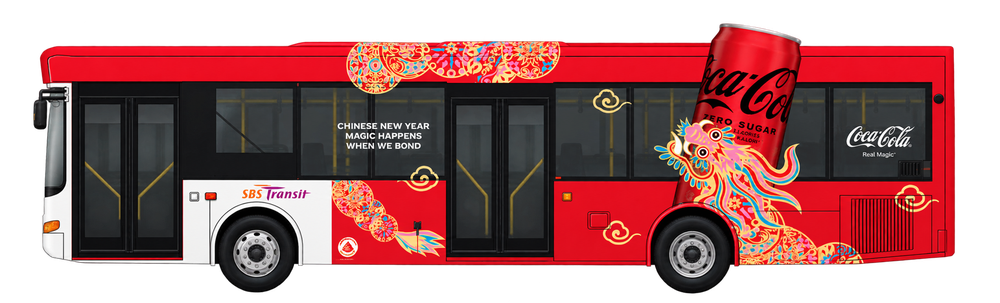 Coca-Cola Bus Wrap