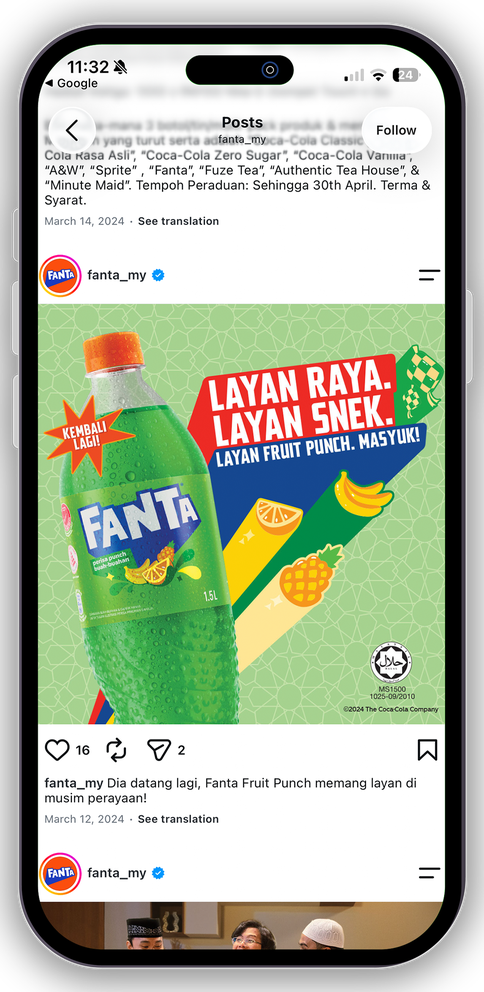 Fanta Social Post