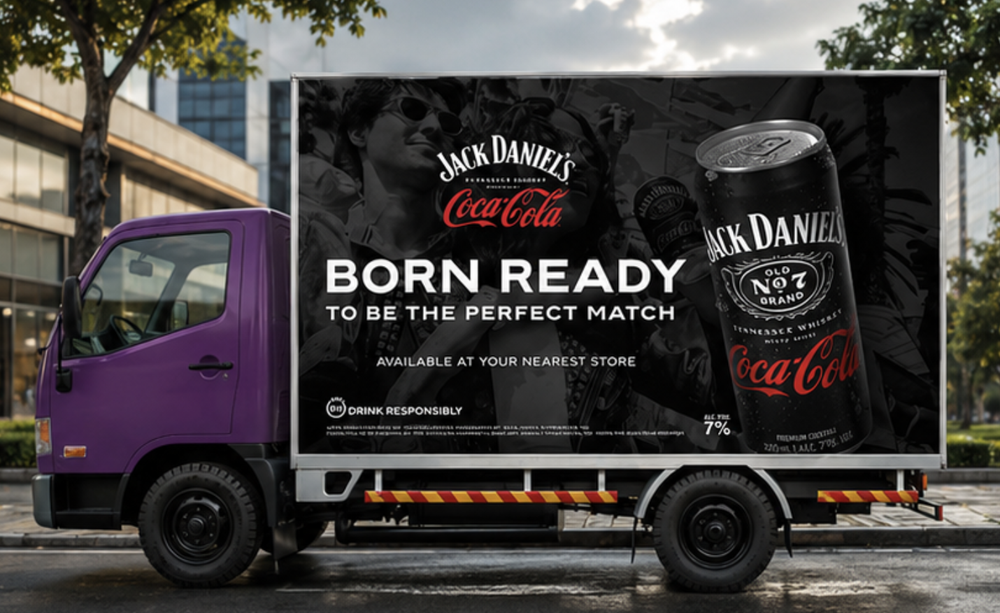 Jack Daniel's × Coca-Cola Truck Decal